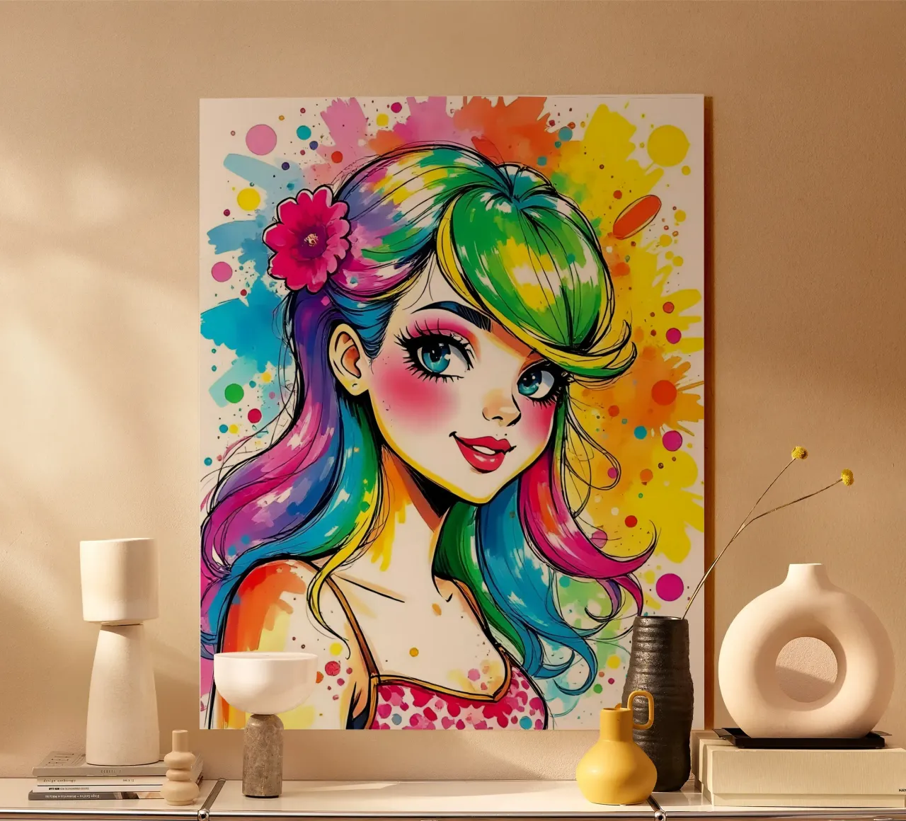 Stile_B_3 plexiglass da AI-Portraits by LK