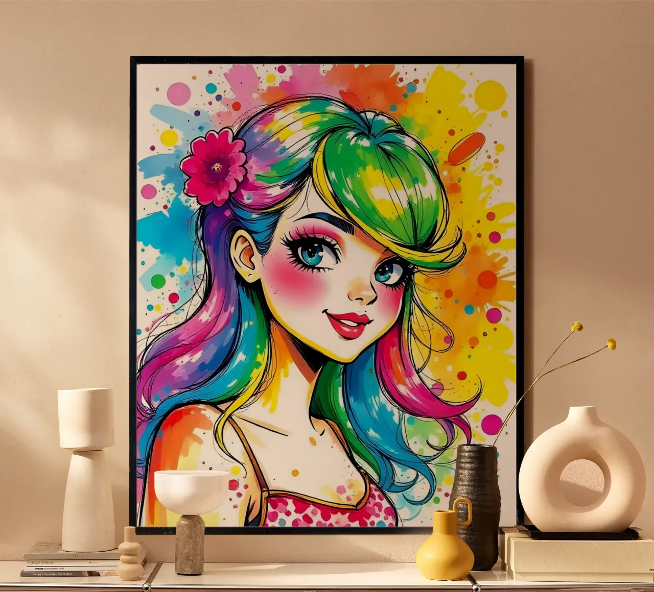 Stile_B_3 poster da AI-Portraits by LK