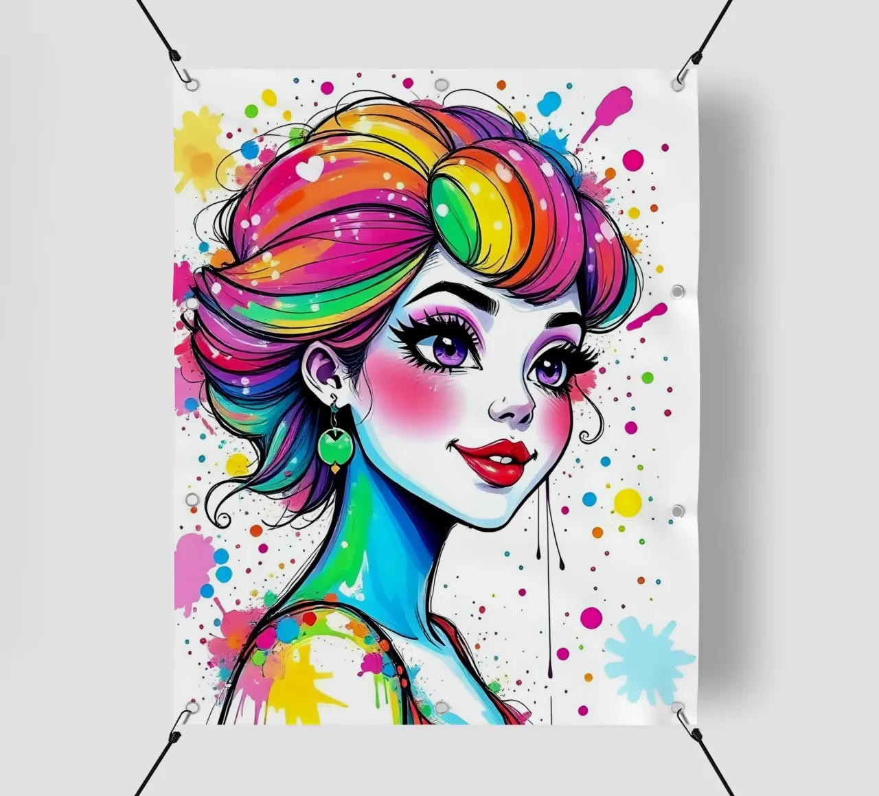Stile_B_4 telo in pvc da AI-Portraits by LK