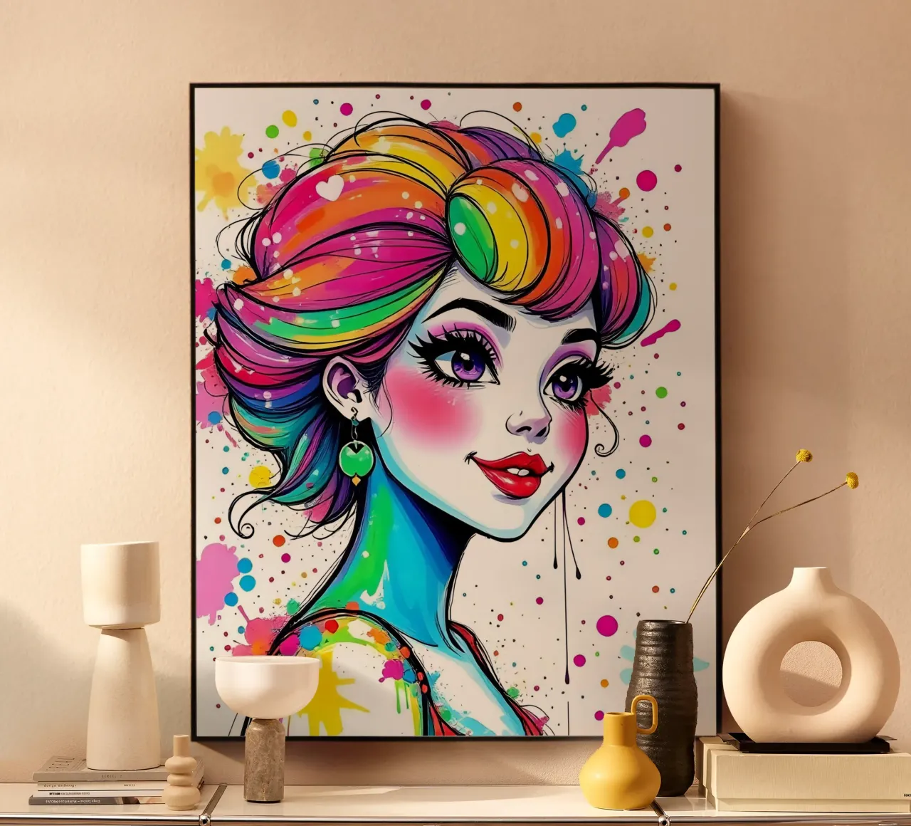 Stile_B_4 plexiglass da AI-Portraits by LK