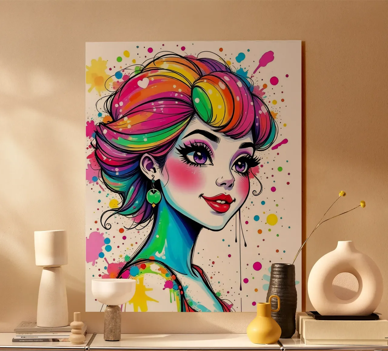 Stile_B_4 plexiglass da AI-Portraits by LK