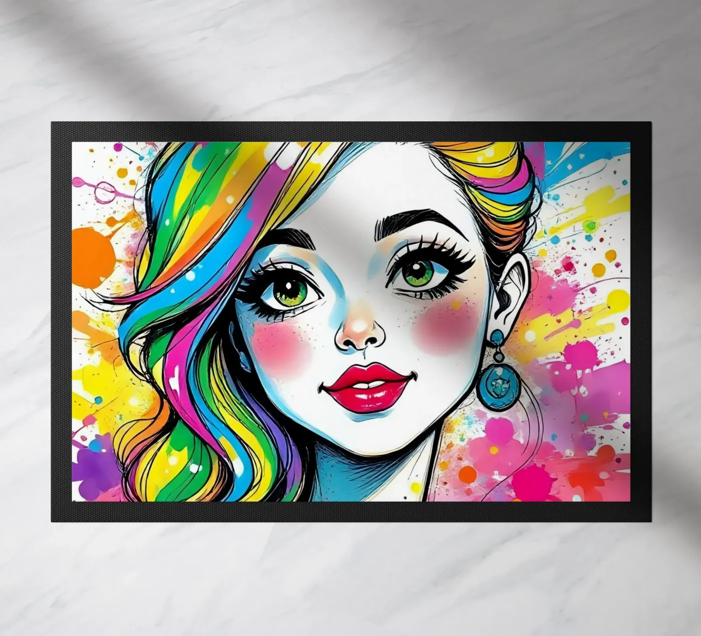 Style_B_5 doormat by AI-Portraits by LK