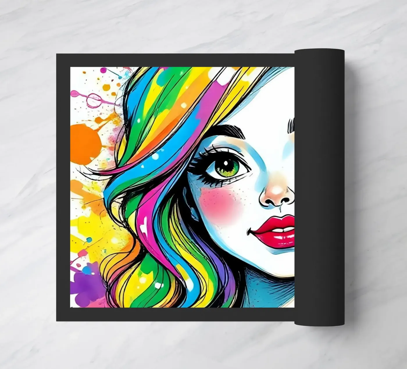 Style_B_5 doormat by AI-Portraits by LK