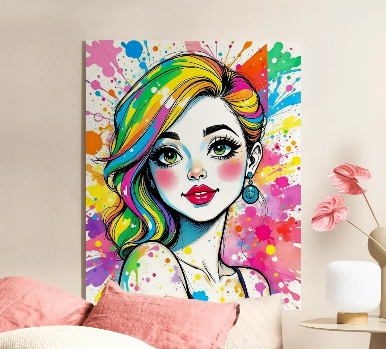 Style_B_5 acrylic glass by AI-Portraits by LK