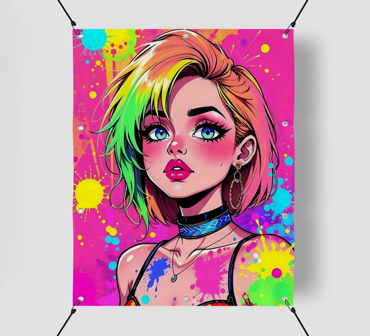 style_C_1 bâche pvc de AI-Portraits by LK