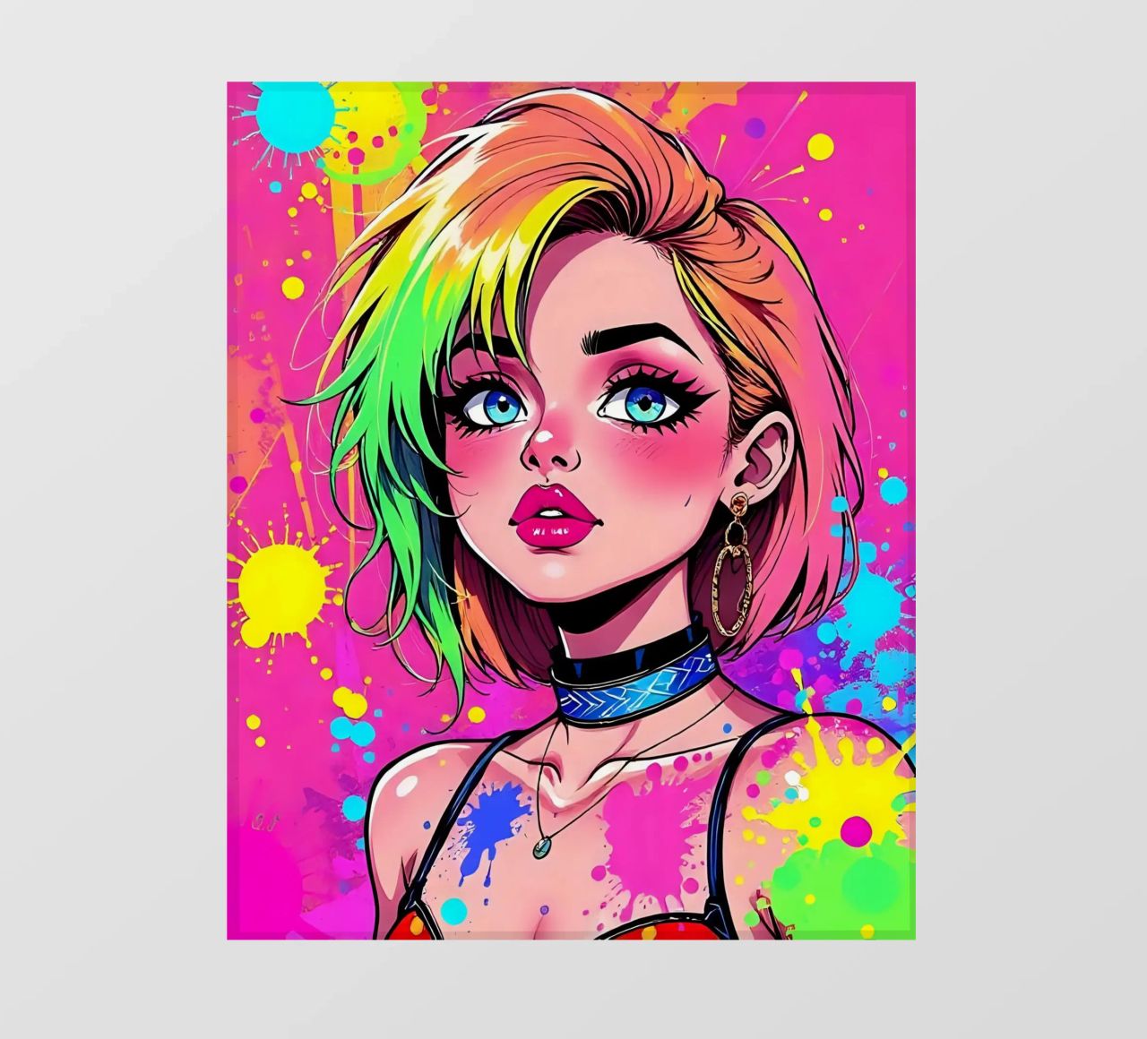 Stile_C_1 telo in pvc da AI-Portraits by LK