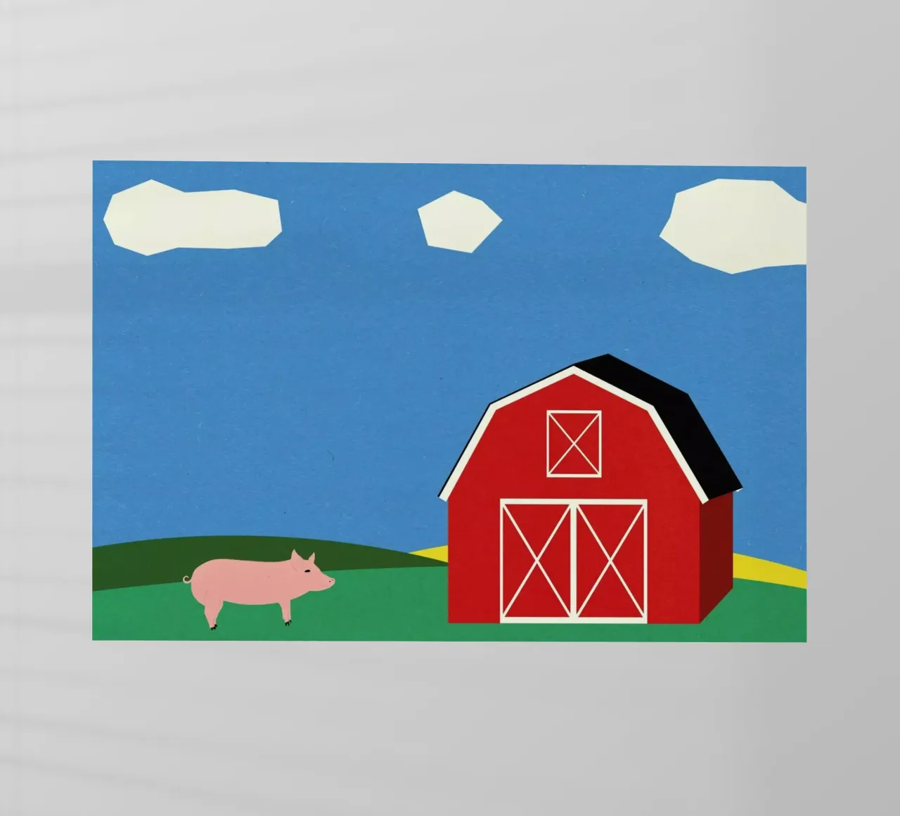 Pig and Barn pellicola backlit da Rosi Feist