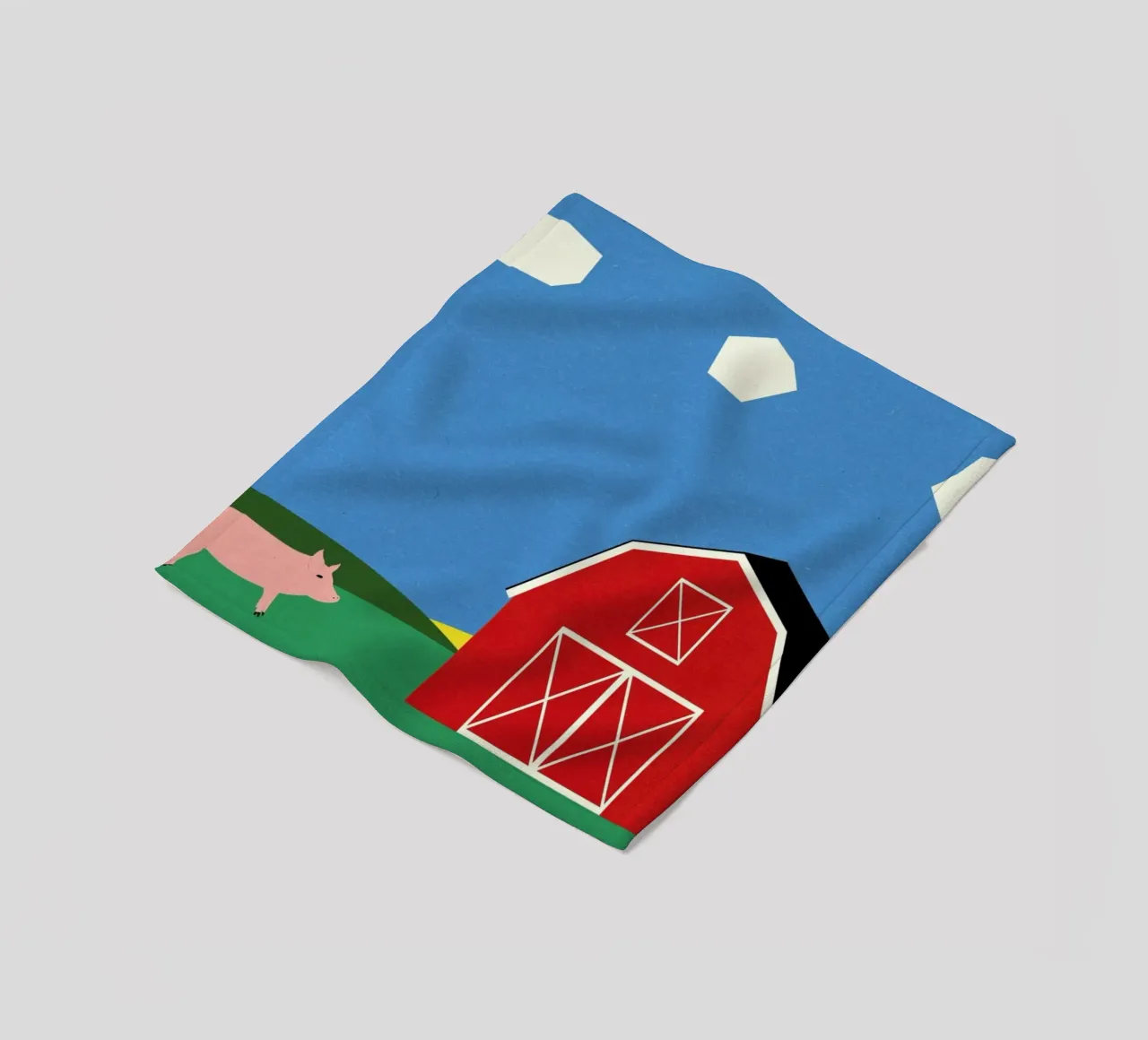 Pig and Barn coperta in pile da Rosi Feist
