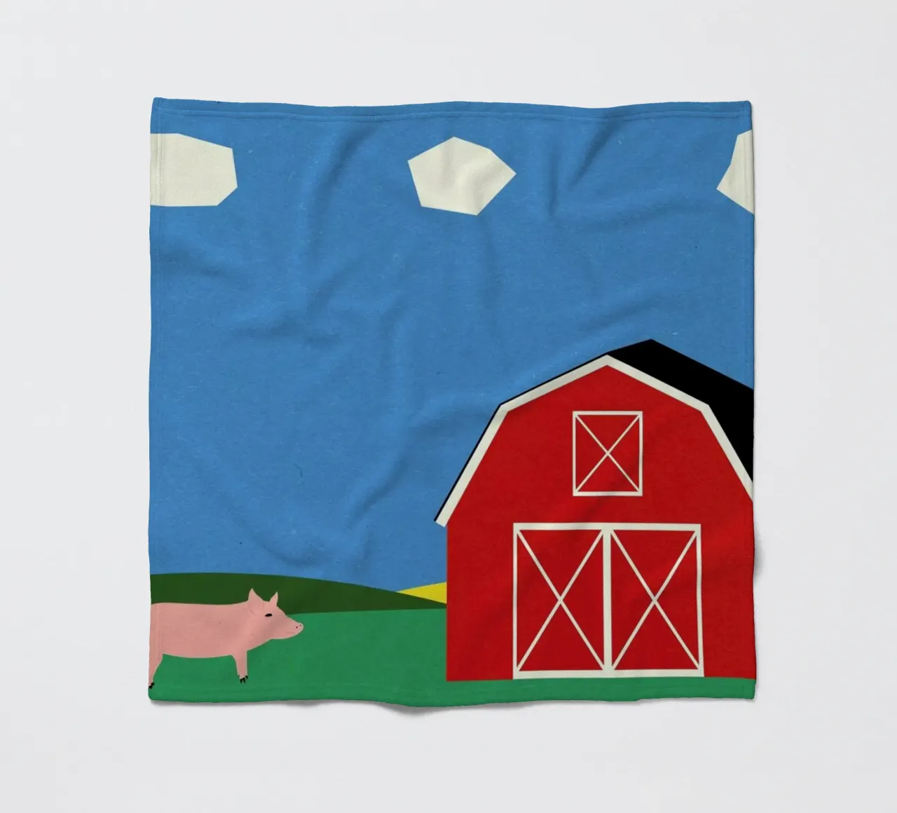 Pig and Barn coperta in pile da Rosi Feist