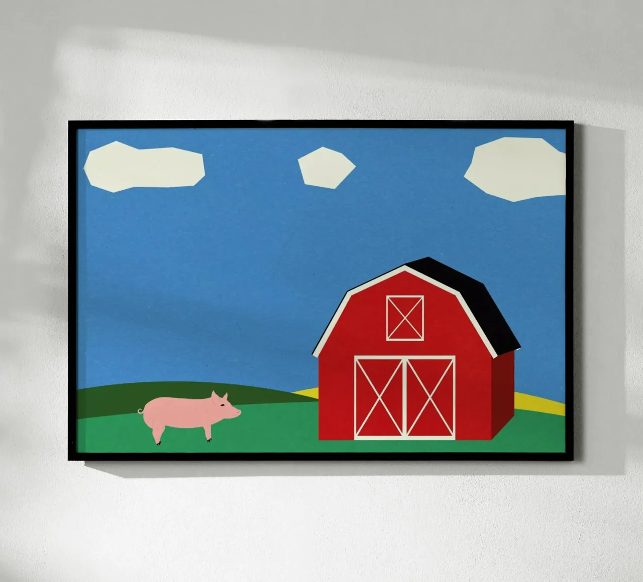 Pig and Barn carta hahnemühle da Rosi Feist
