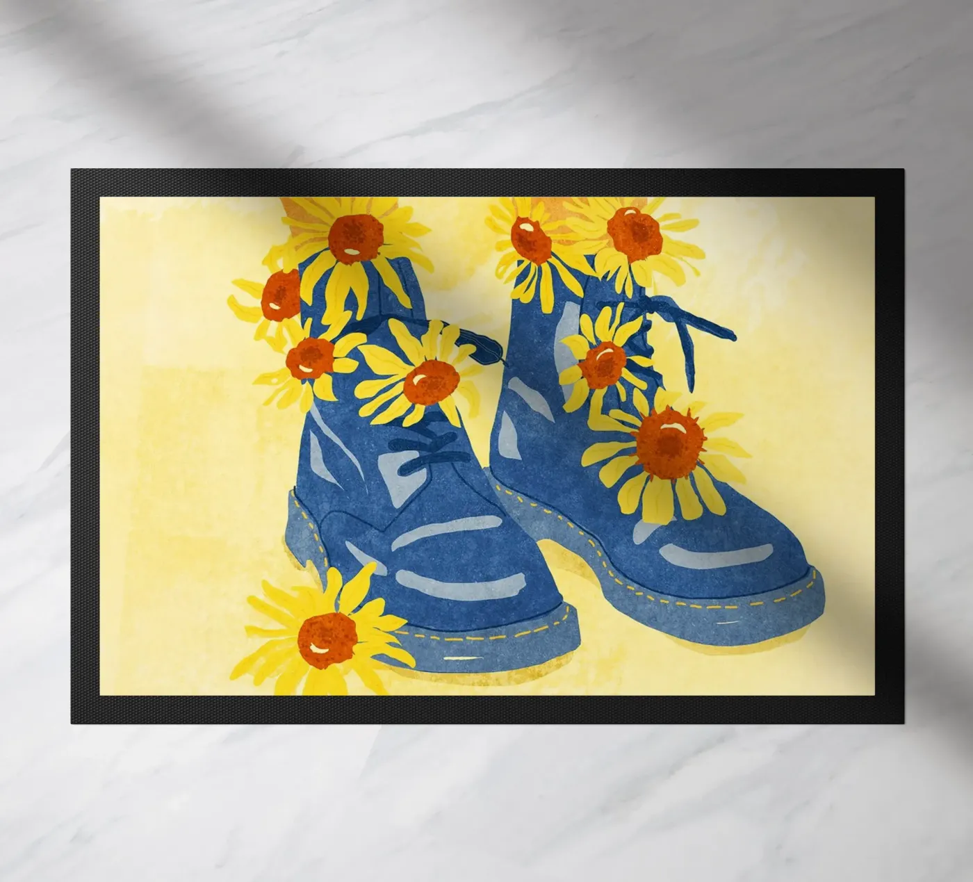 Sunflower Walk zerbino da Illustration Raissa Oltmanns