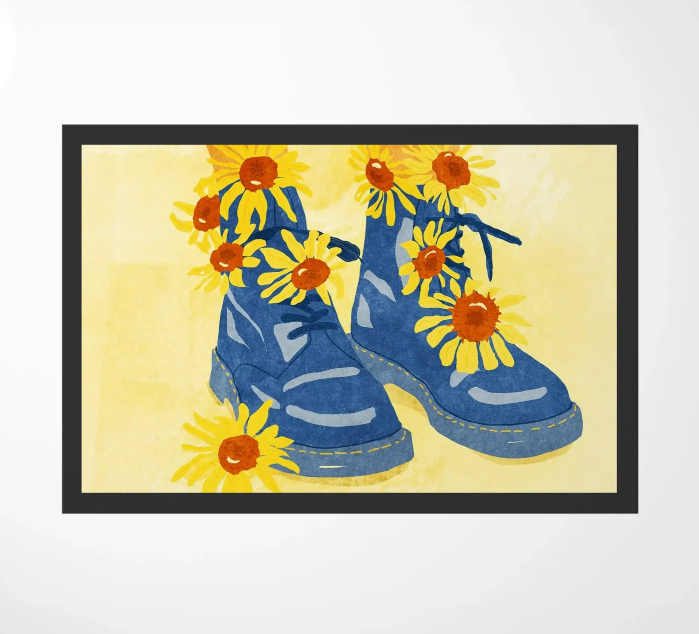 Sunflower Walk zerbino da Illustration Raissa Oltmanns