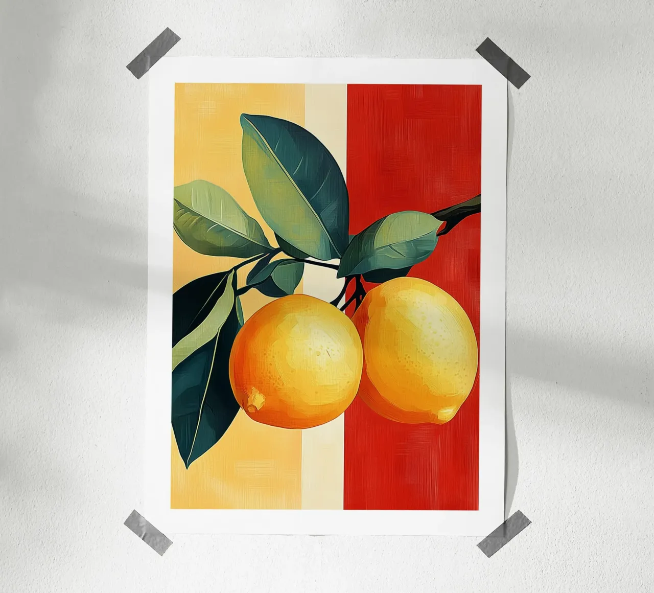 Limoni colorati carta hahnemühle da Spice & Style