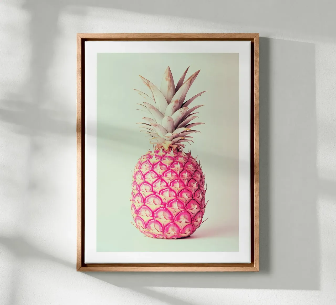 Ananas pop tela con Cornice a cassetta da Spice & Style