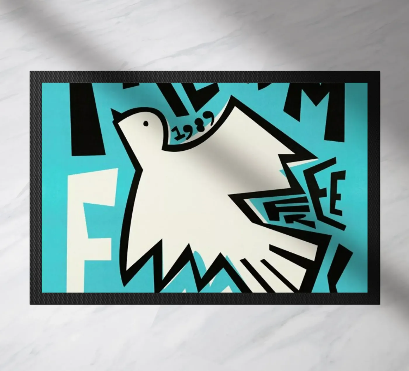 Freedom doormat by Fox & Velvet