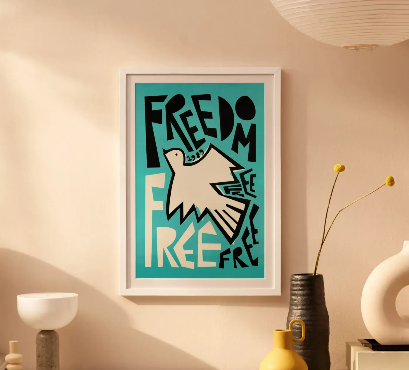 Freedom poster by Fox & Velvet
