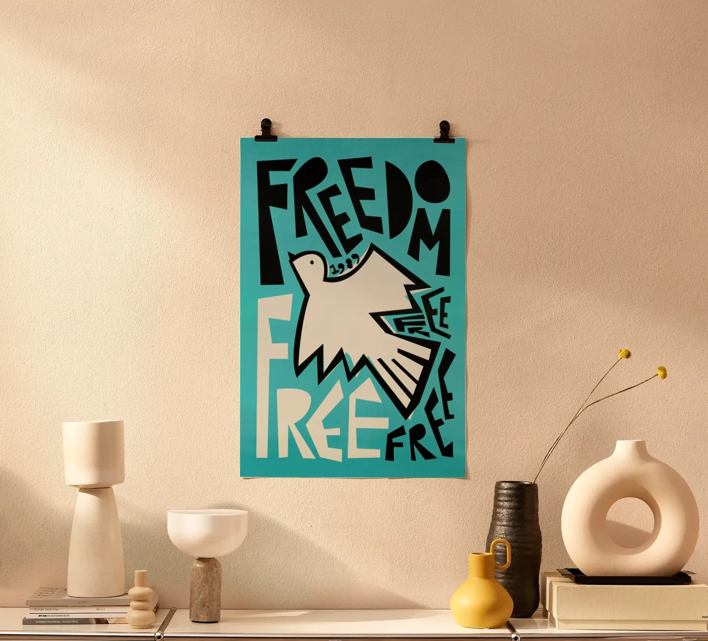 Freedom poster by Fox & Velvet