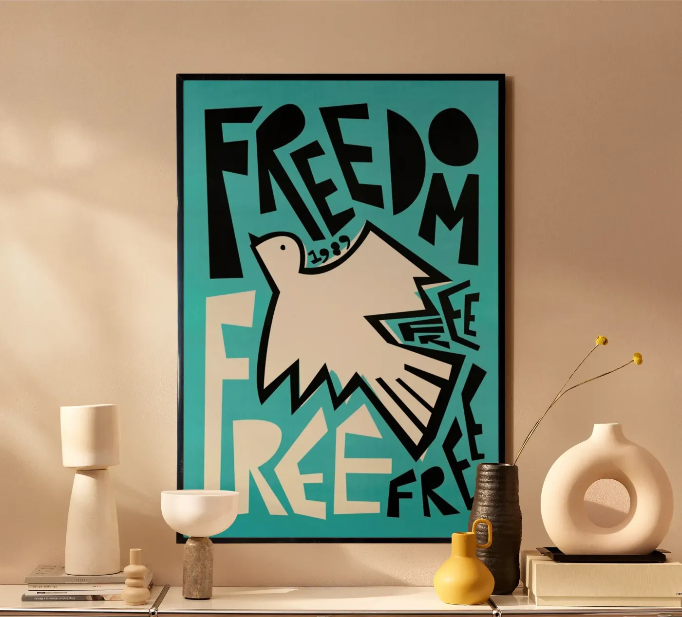 Freedom poster by Fox & Velvet