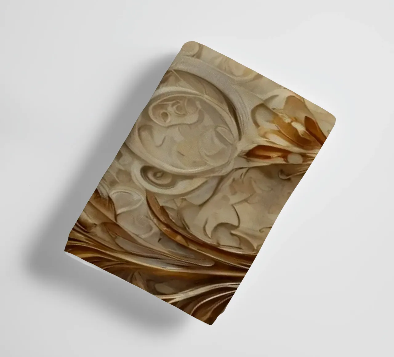 Intricate autumn foliage design with swirling patterns towel by DesignDoodle