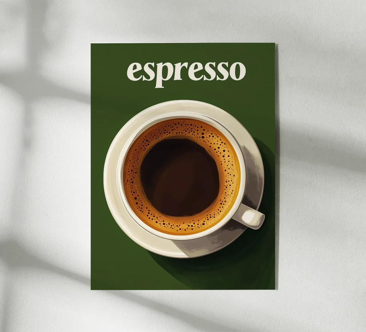 Espresso vert forêt plexiglass da Spice & Style