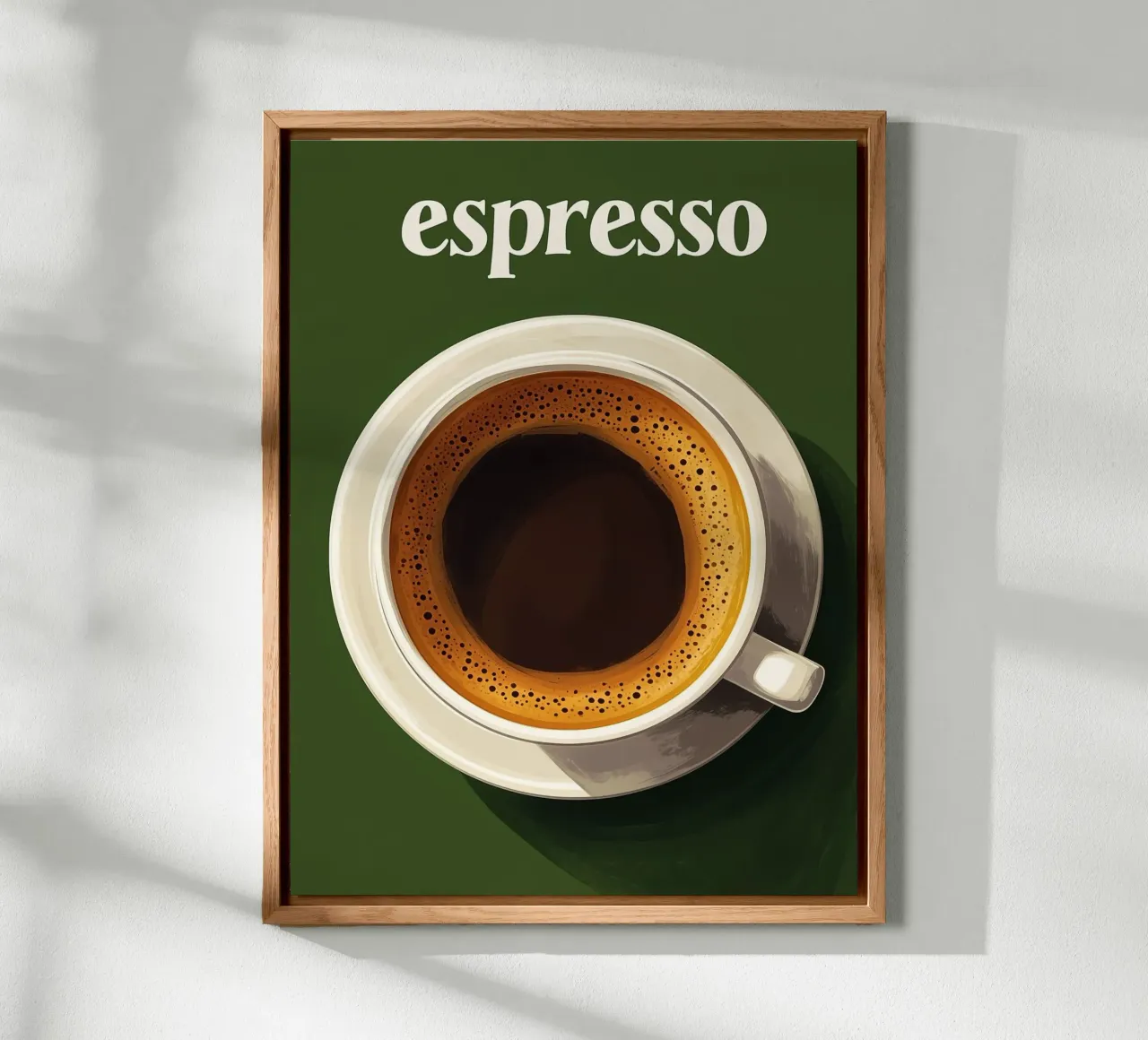 Espresso vert forêt alluminio dibond da Spice & Style