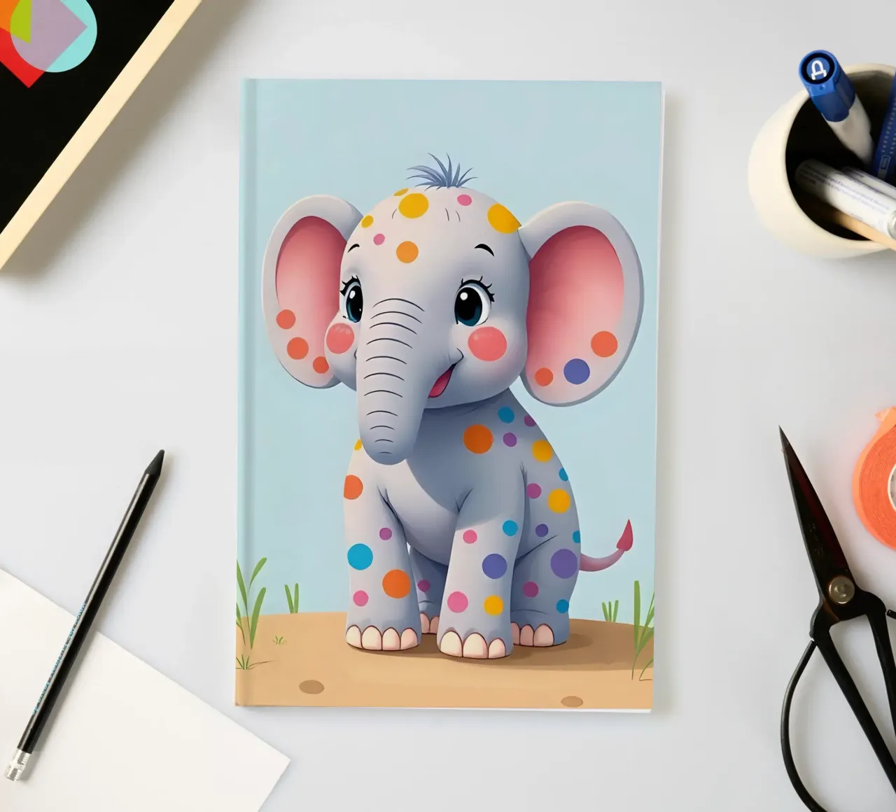 Elephant_1 notebook by Tierisch bunt by LK