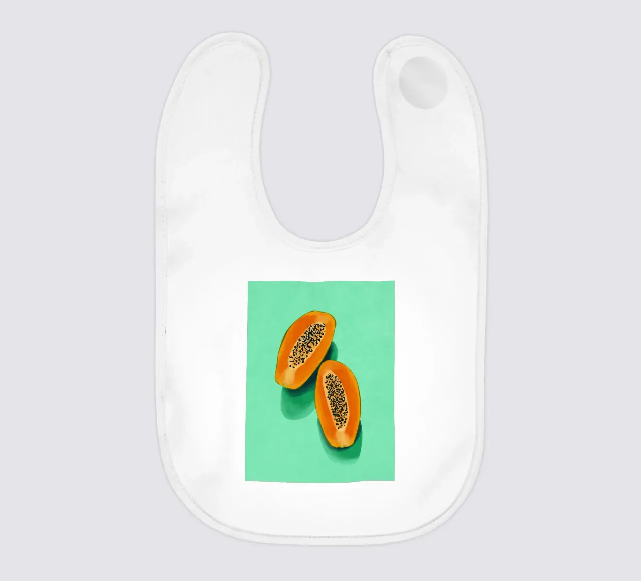Papaya bavaglino da Illustration Raissa Oltmanns