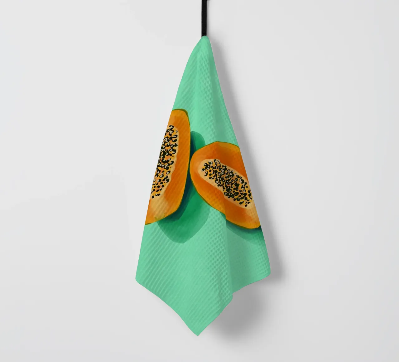 Papaya canovaccio da cucina da Illustration Raissa Oltmanns