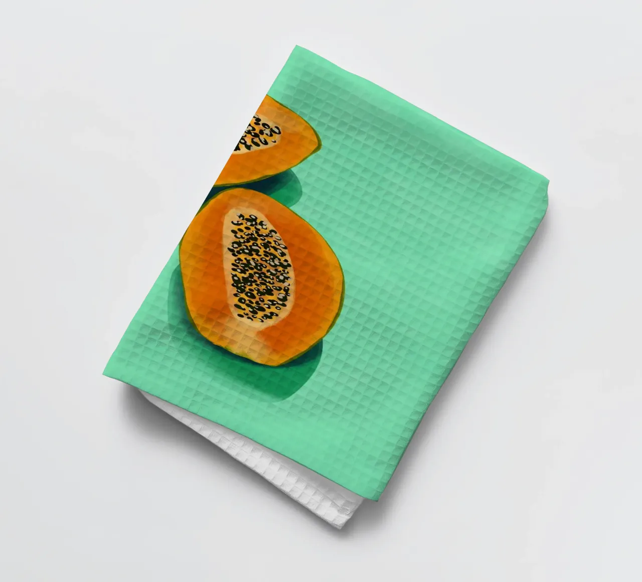 Papaya canovaccio da cucina da Illustration Raissa Oltmanns
