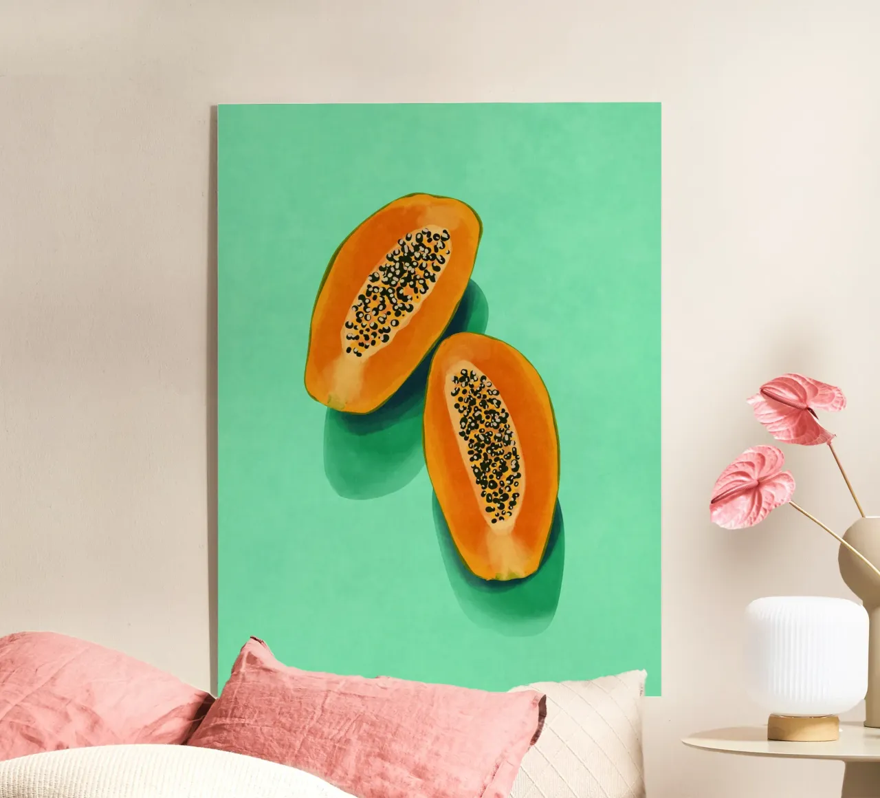 Papaya plexiglass da Illustration Raissa Oltmanns
