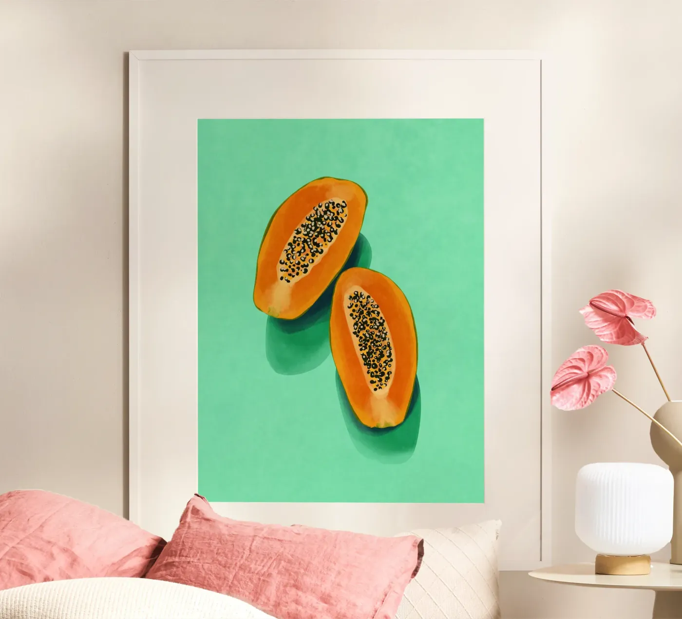 Papaya poster da Illustration Raissa Oltmanns
