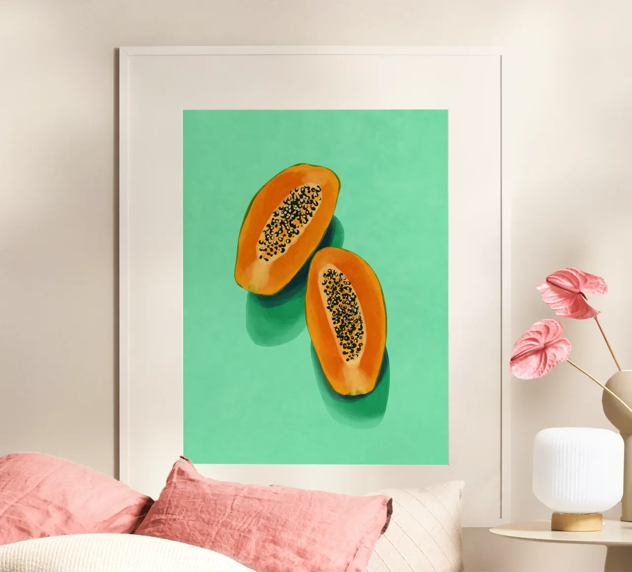Papaya poster da Illustration Raissa Oltmanns