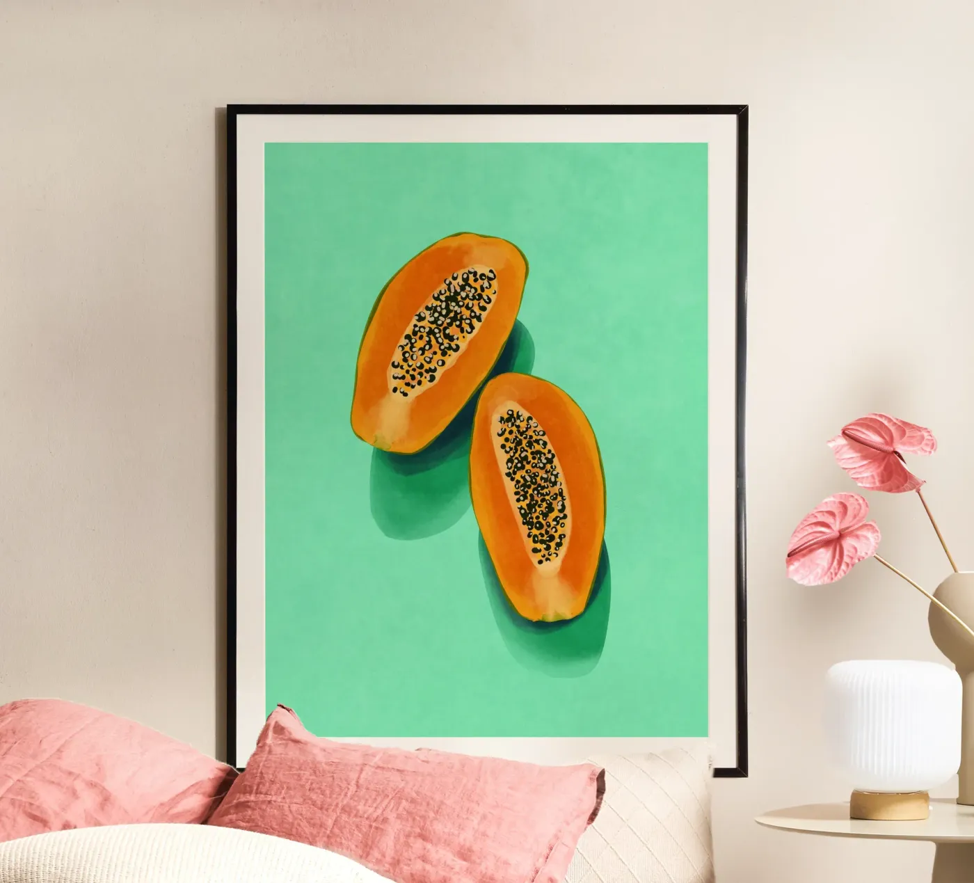 Papaya poster da Illustration Raissa Oltmanns