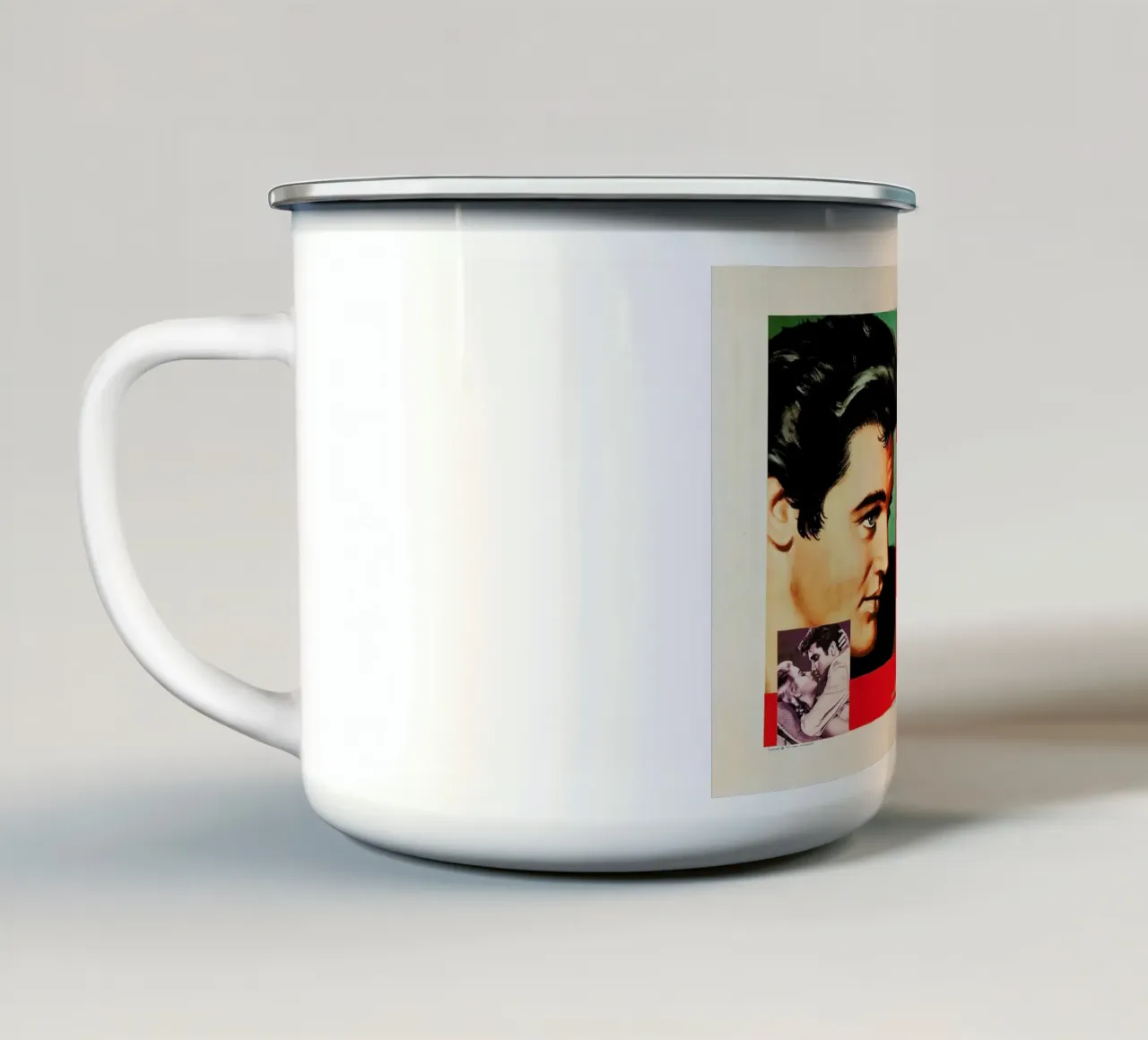Jailhouse Rock’ Retro Movie Poster tazza in smalto da Gallery Print and Art Limited