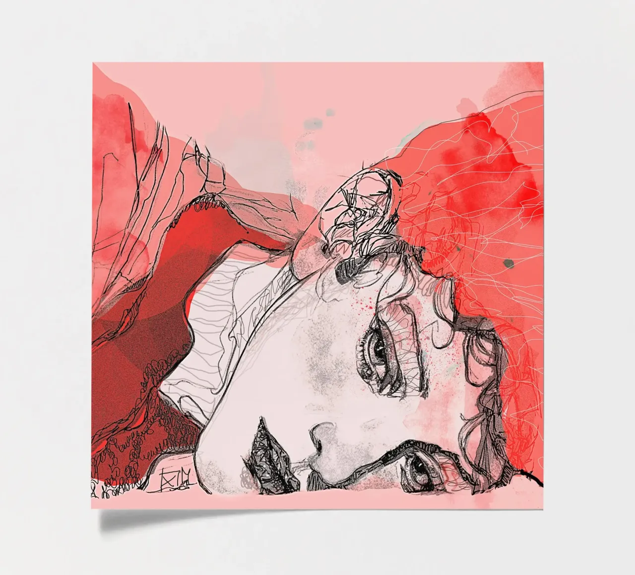 blicken1 Stickerbogen von Giulio Iurissevich