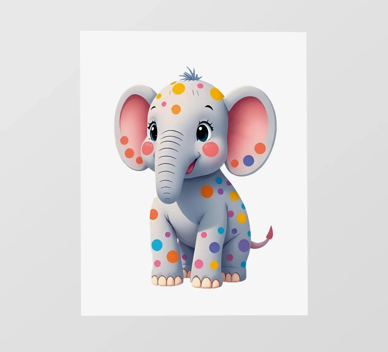 Elefante_1a telo in pvc da Tierisch bunt by LK