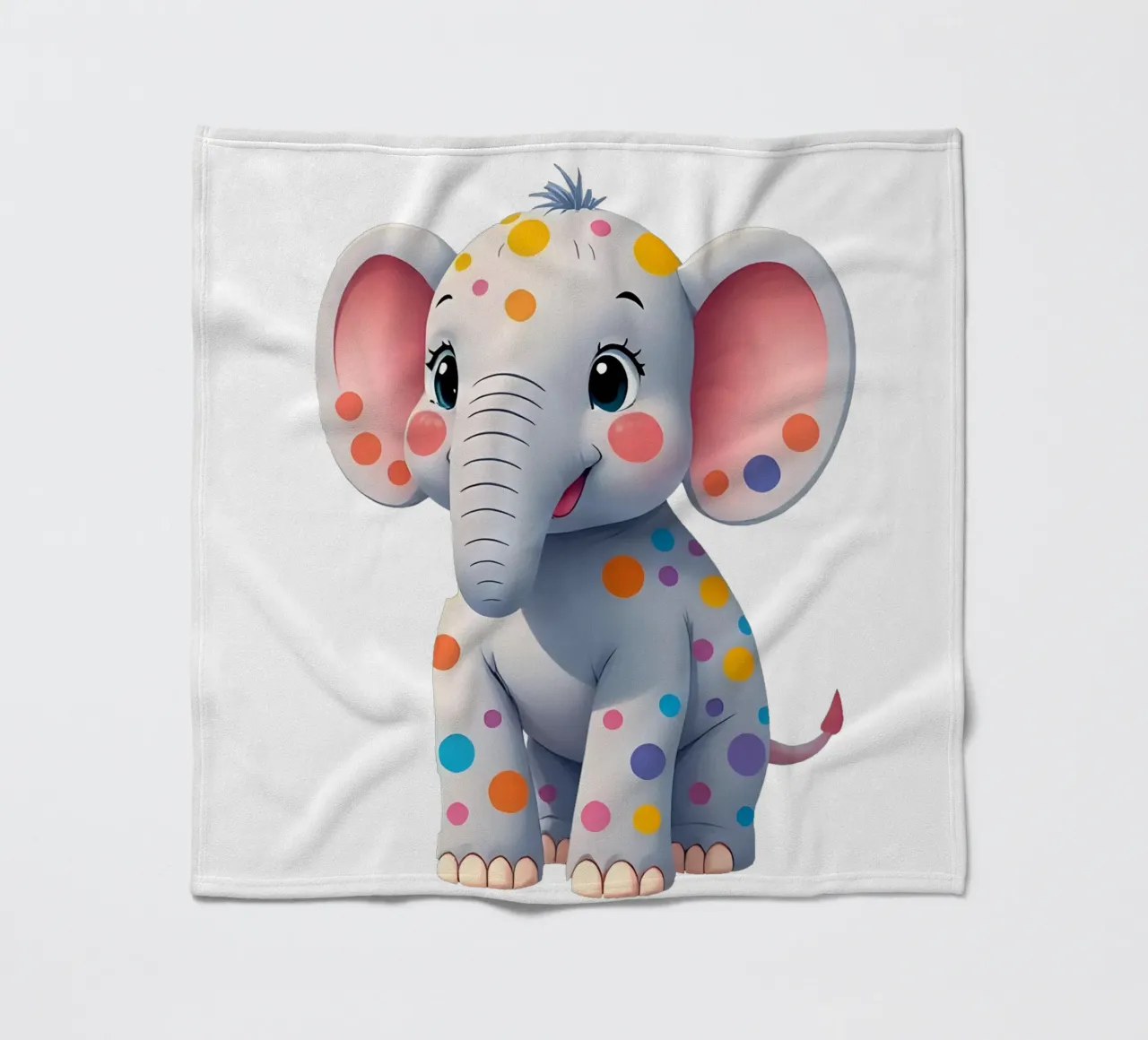 Elefante_1a coperta in pile da Tierisch bunt by LK