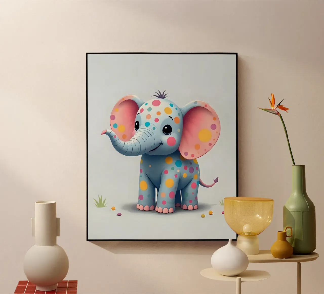 Elefante_2 plexiglass da Tierisch bunt by LK