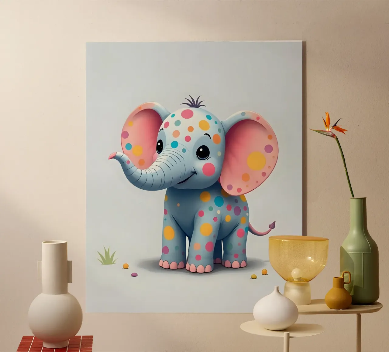 Elefante_2 plexiglass da Tierisch bunt by LK