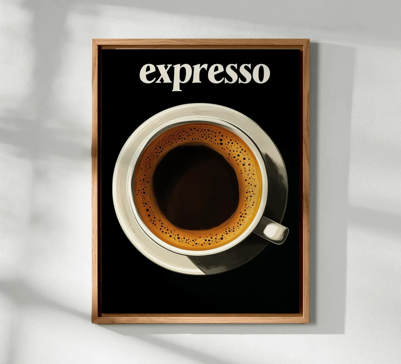 Expresso noir intense alluminio dibond da Spice & Style