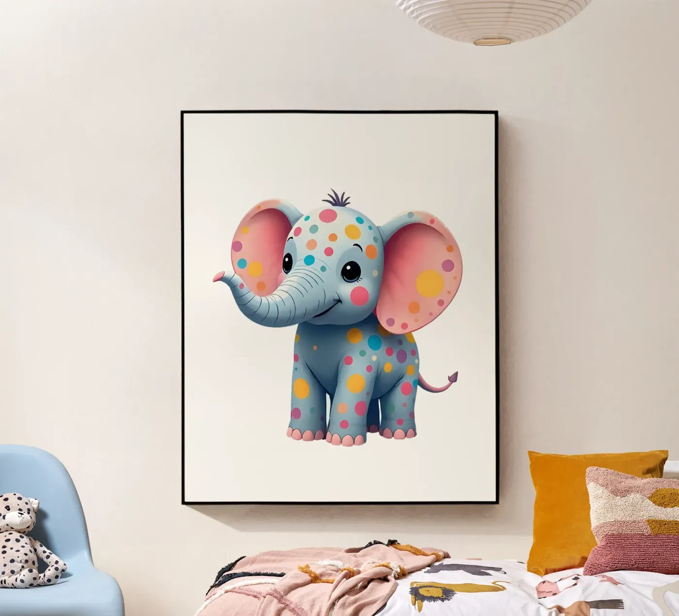 Elephant_2a plexiglass da Tierisch bunt by LK