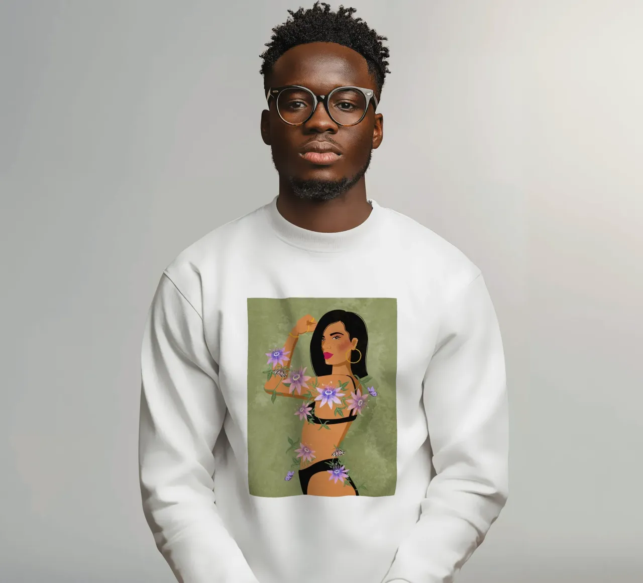 Pasión al poder sudadera de Illustration Raissa Oltmanns