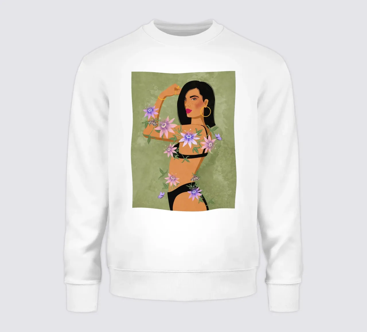 Pasión al poder sudadera de Illustration Raissa Oltmanns