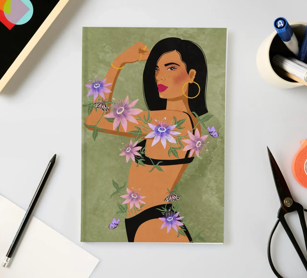 Passion in Power notebook by Illustration Raissa Oltmanns