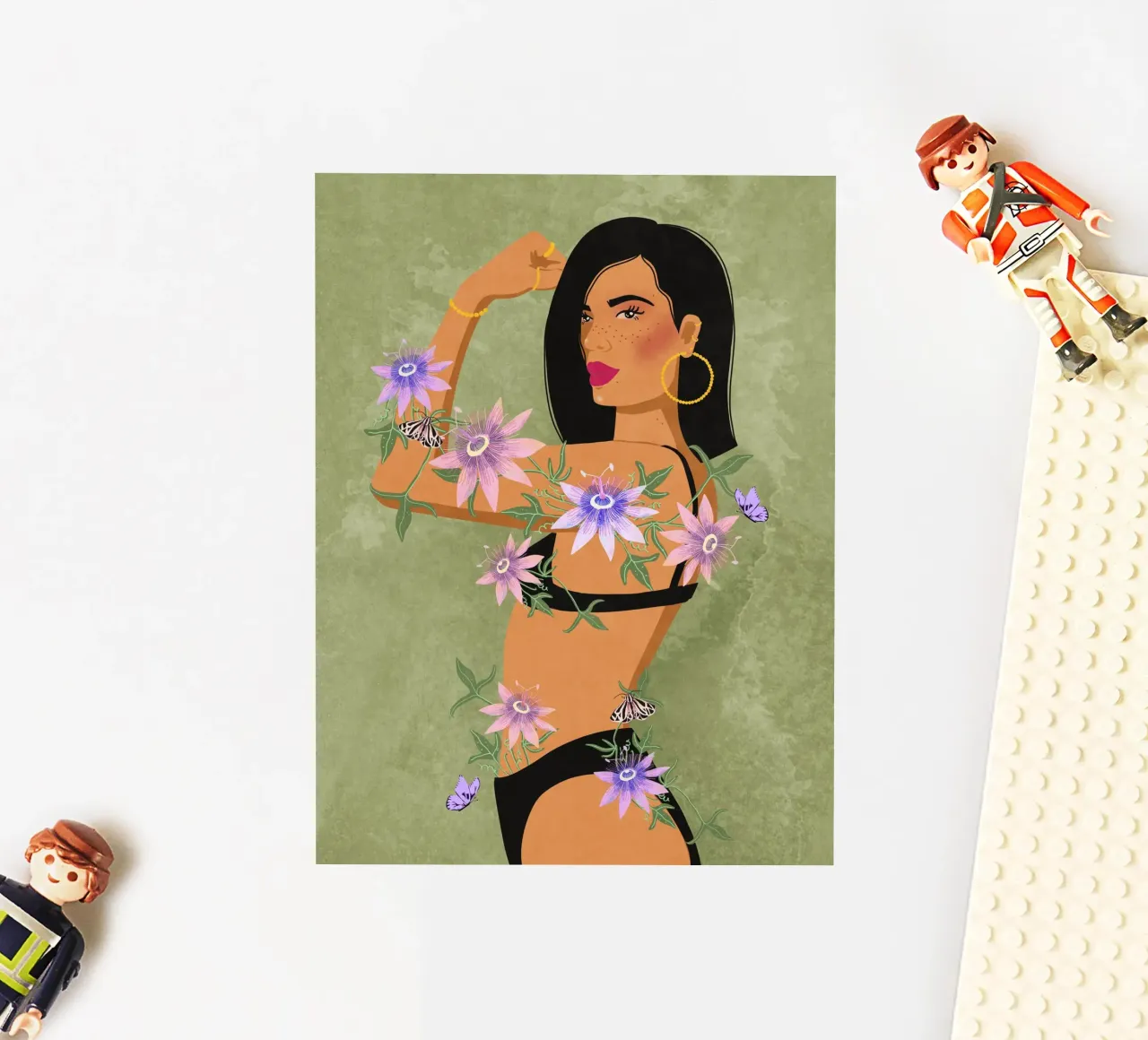 Leidenschaft an der Macht Sticker von Illustration Raissa Oltmanns