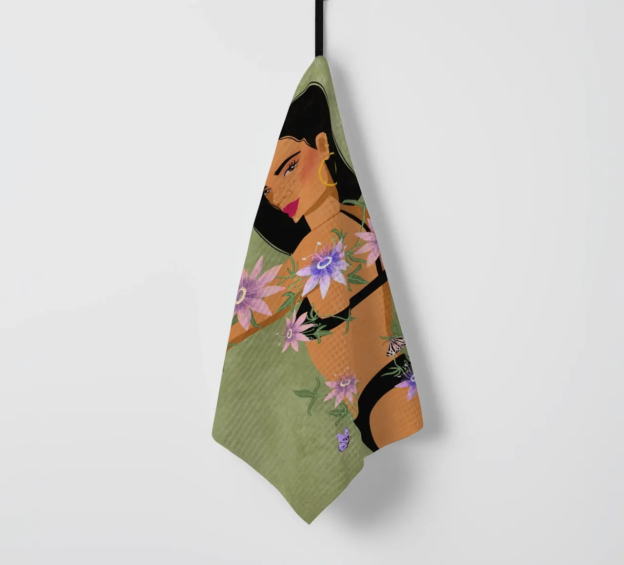 Passion in Power tea towel by Illustration Raissa Oltmanns