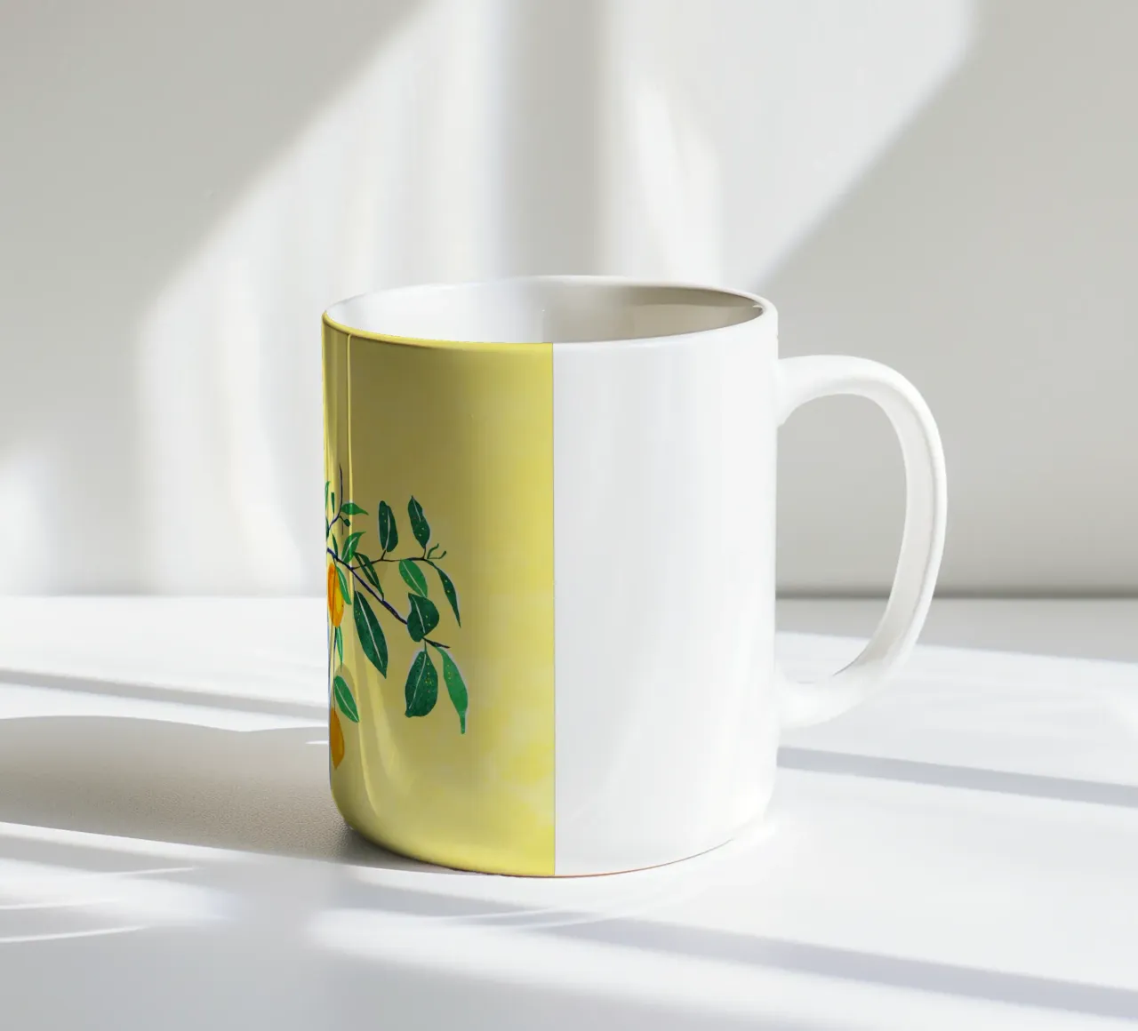 Piccolo albero d'arancio tazza in ceramica da Illustration Raissa Oltmanns