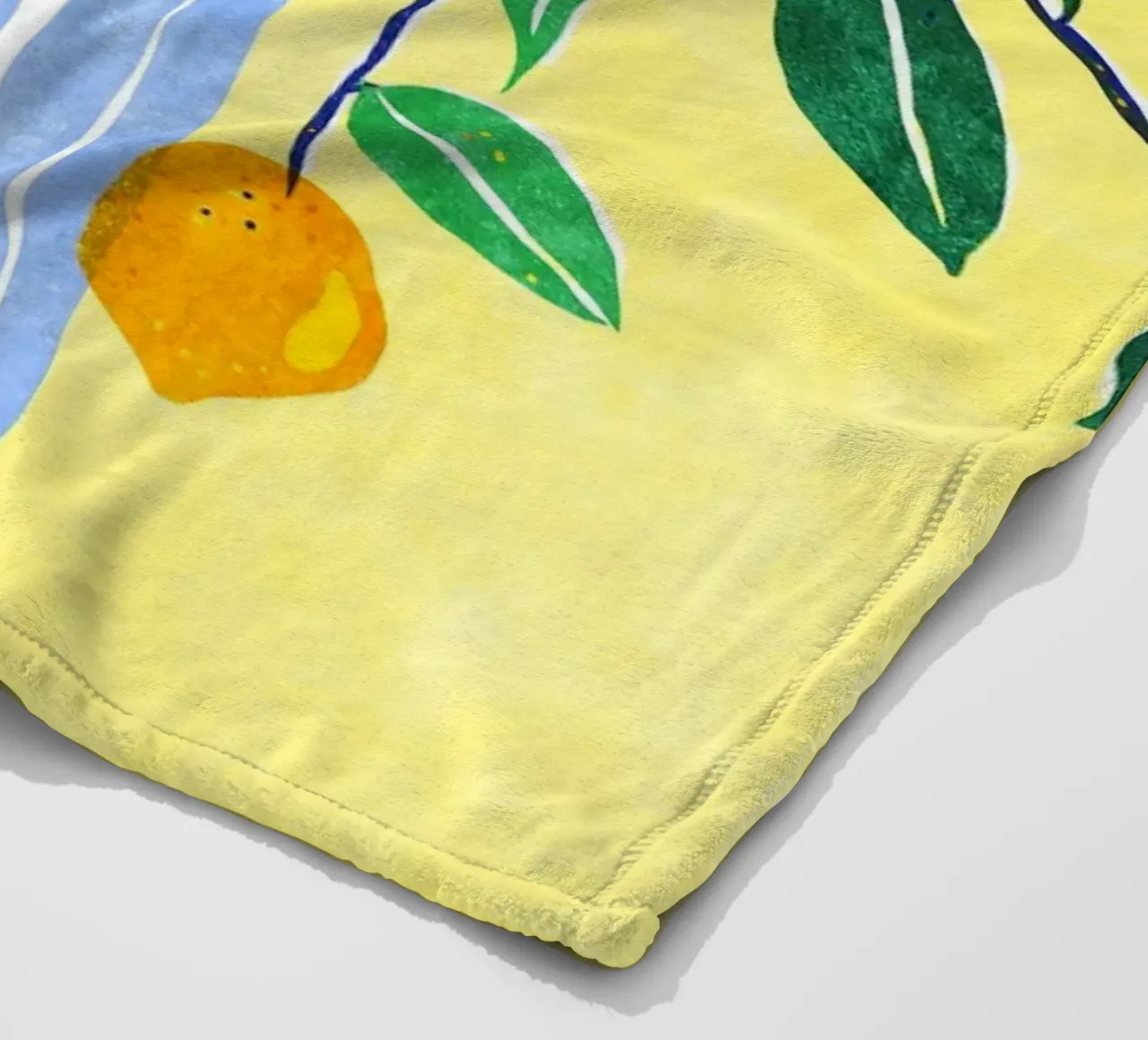 Piccolo albero d'arancio coperta in pile da Illustration Raissa Oltmanns