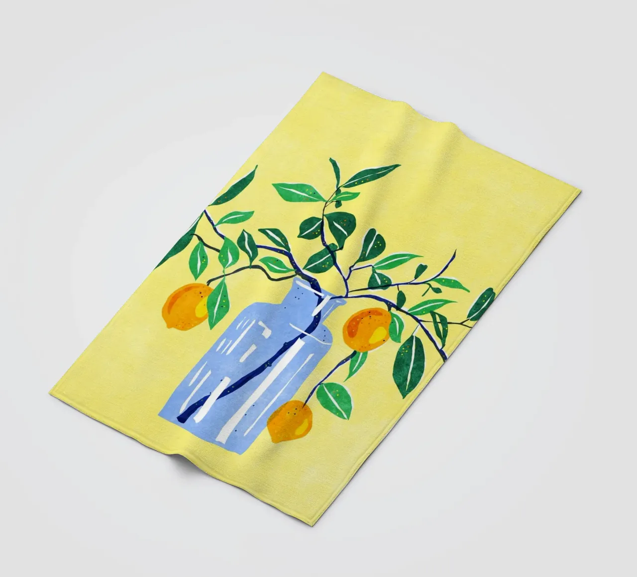 Piccolo albero d'arancio coperta in pile da Illustration Raissa Oltmanns