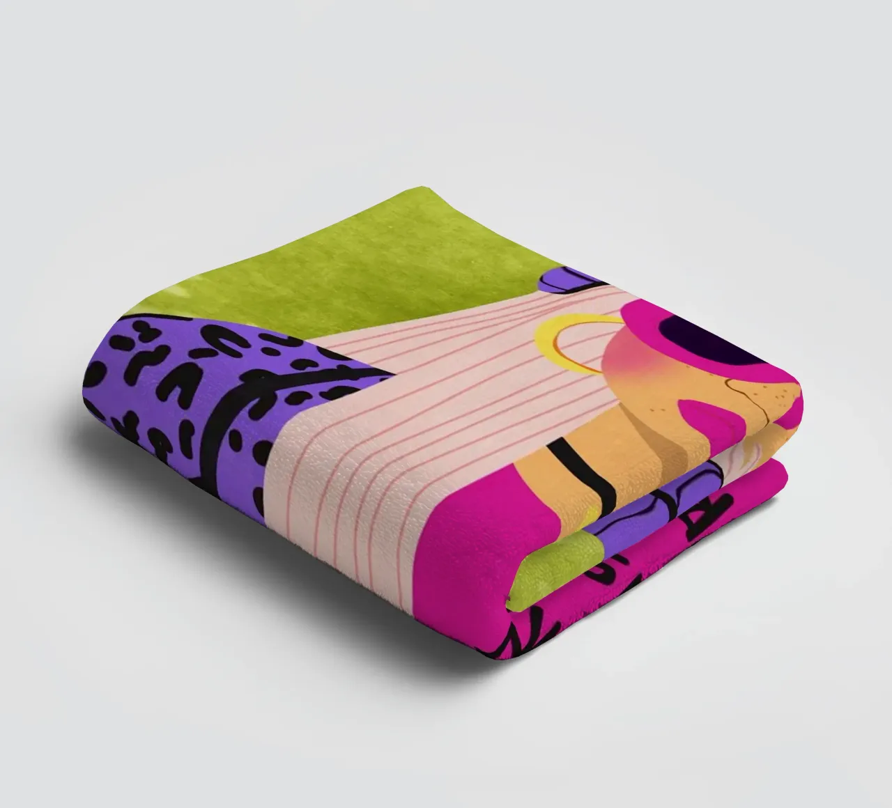 Normaal is saai badhanddoek van Illustration Raissa Oltmanns